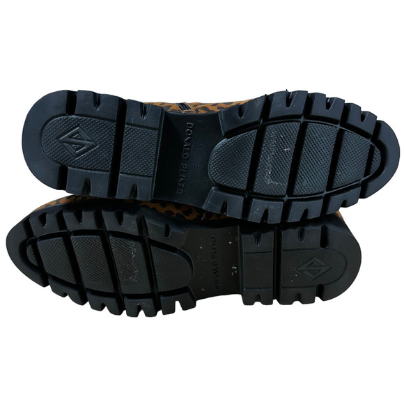 Donald Pliner EASE Natural Leopard Lace Up Side Zip Boot Women's Size 6.5M NWOB - Picture 6 of 8